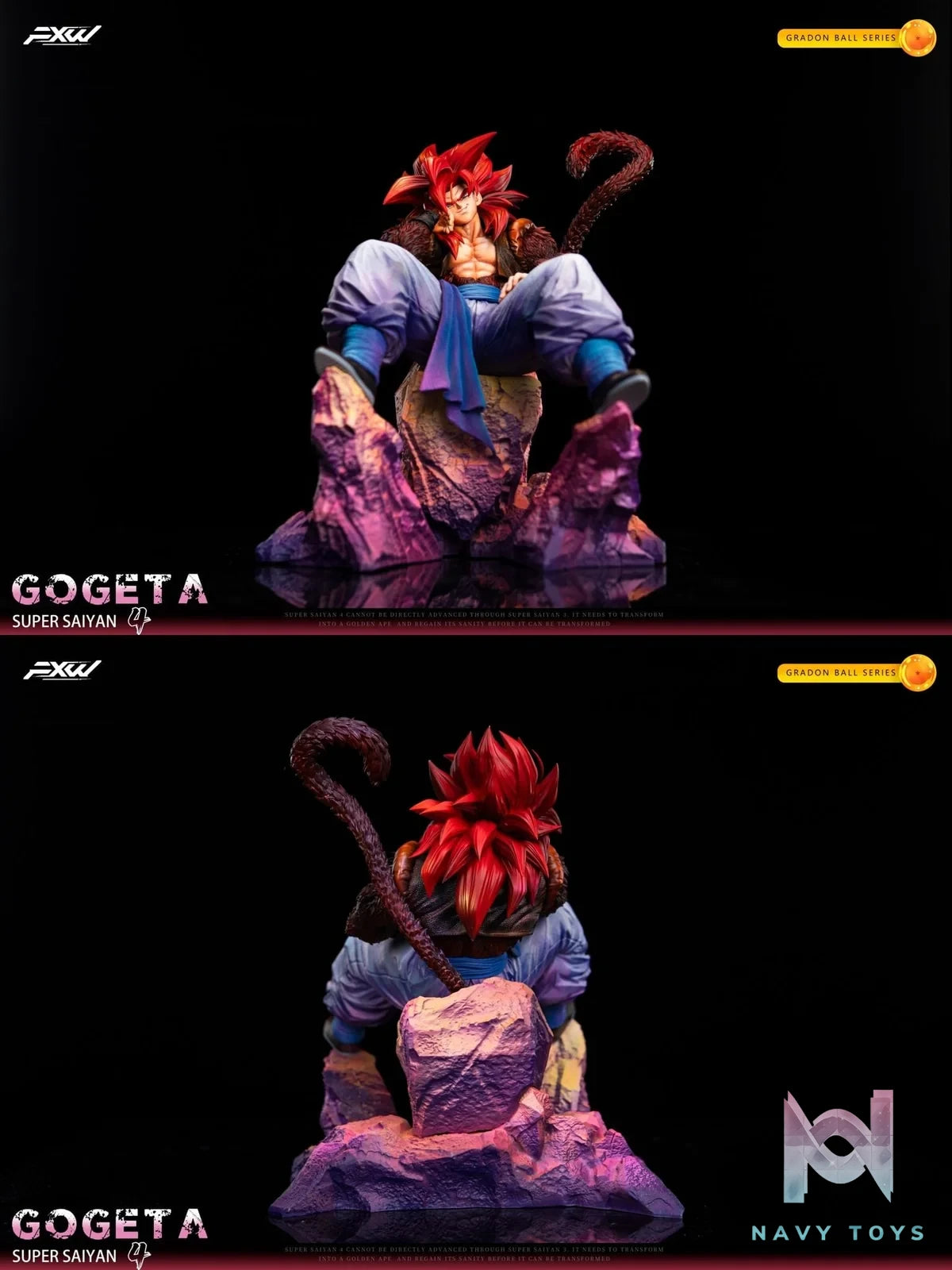 Gogeta Super Saiyan 4 - Dragon Ball - FXW Studio resin statue fxw studio anime figure