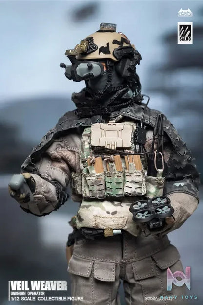 HASUKI – SALVO Series SA04 Veil Weaver 1/12 Complete Model Action Figure (Licensed)