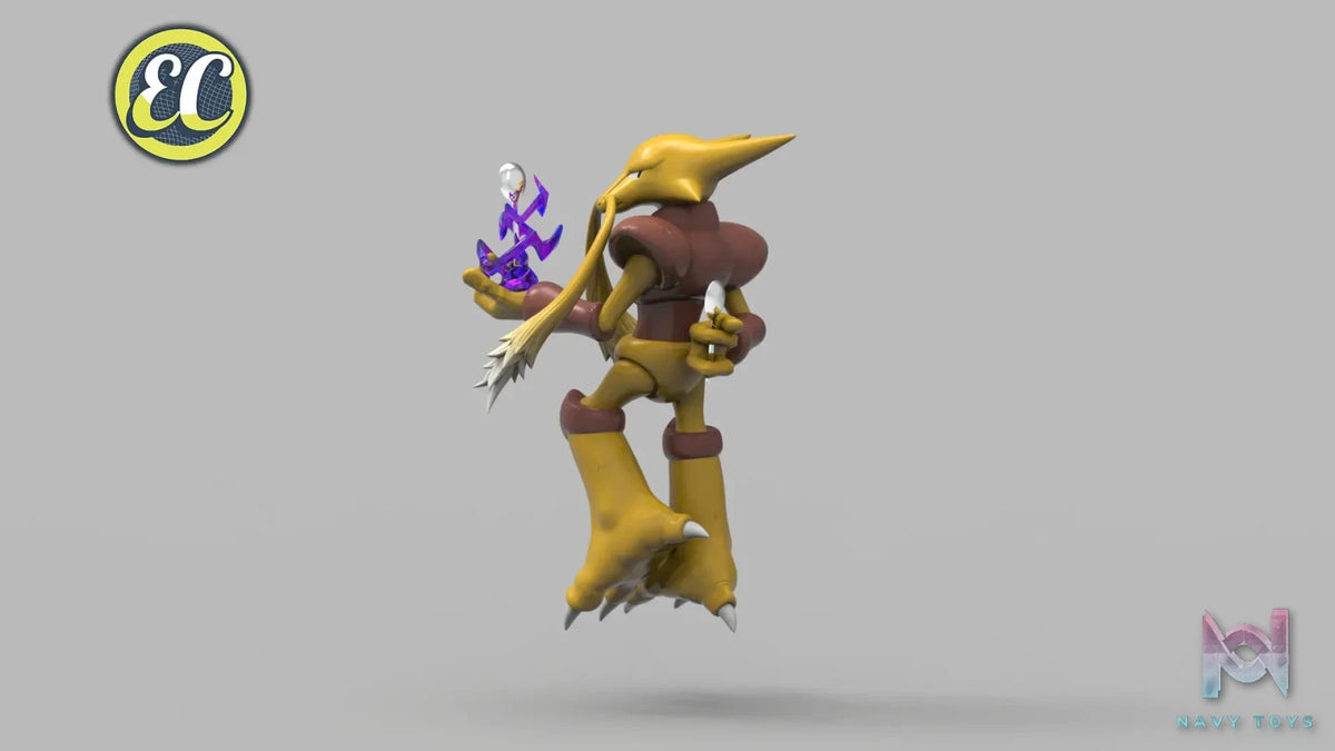EC Studio – Pokémon Pokédex 1/20 Alakazam Evolution Set