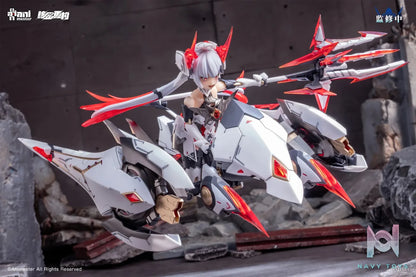 AniMester X Nuclear Gold Reconstruction – Polaris Star White 1/12 Plastic Model Kit (Licensed)