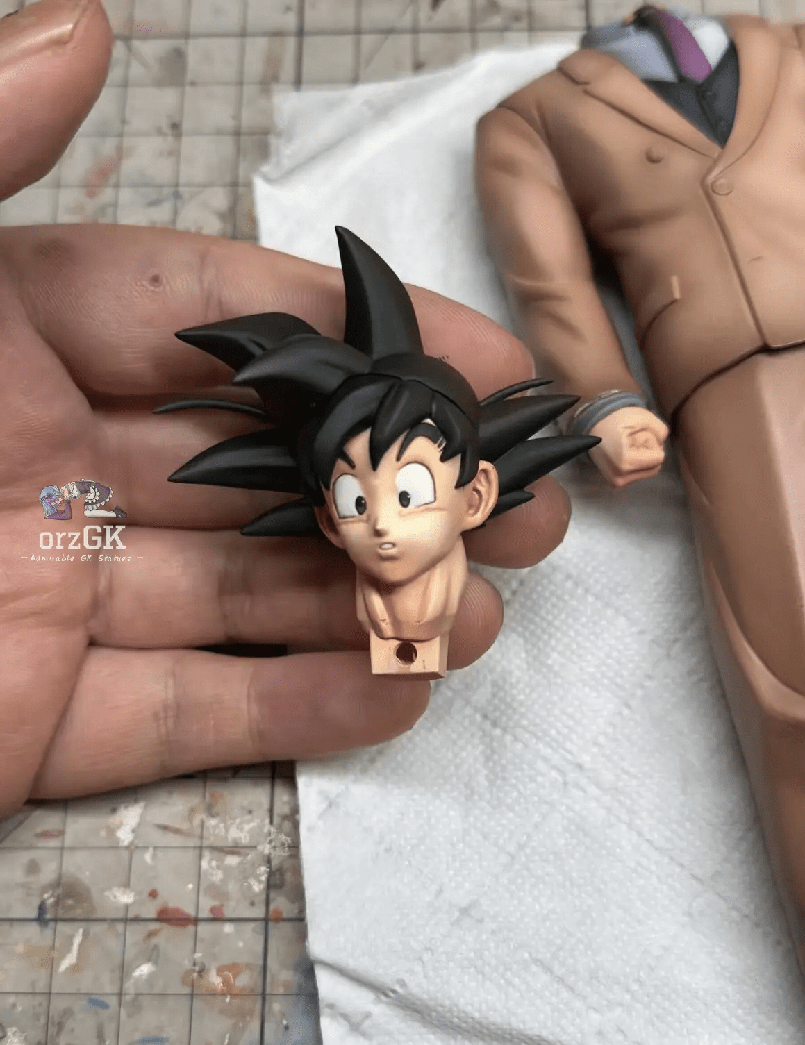 KAMI Studio - Son Goku Suit Dragon Ball resin statue Navy Toys anime figure
