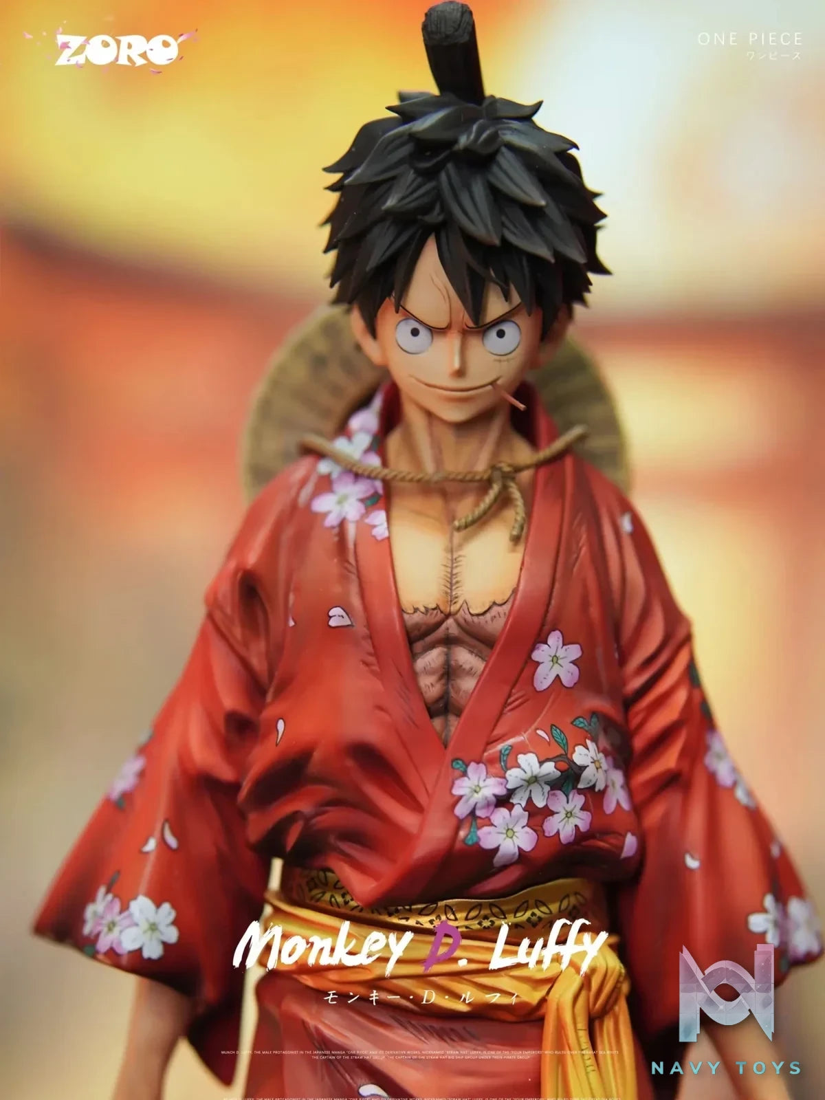 Zoro Studio - One Piece Kimono Luffy resin statue Navy Toys anime figure