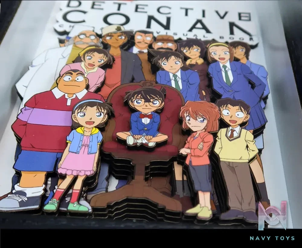 KALA HOME Studio – Detective Conan Multiple Characters #11 3D Decorative Painting Detective Conan