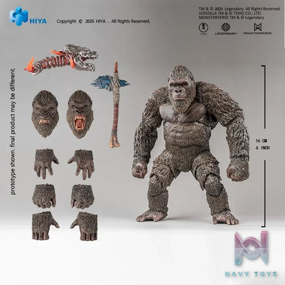 Hiya Toys – EXQUISITE BASIC series Godzilla vs. Kong Kong 2.0 Action Figure (Licensed)