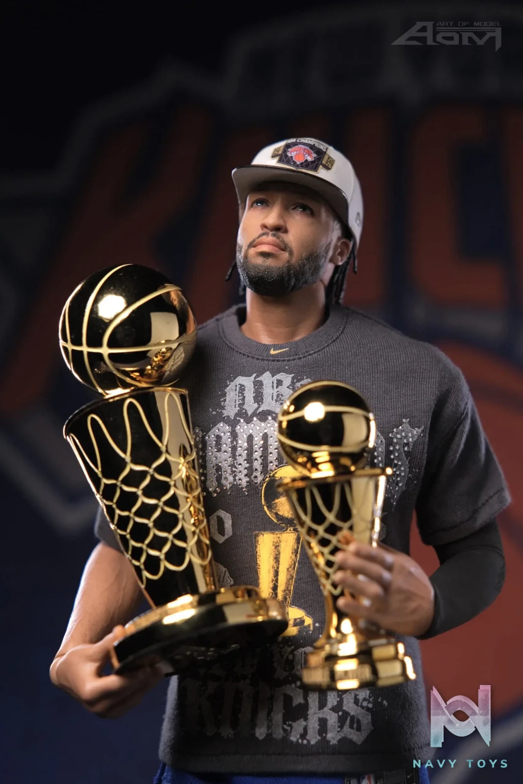 AOM TOYS – Jalen Brunson 1/6 2026 NBA Finals FMVP Championship Set NBA