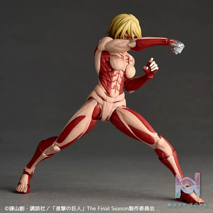 Kaiyodo – Revoltech Amazing Yamaguchi Attack on Titan Armored Titan & Female Titan (Licensed)