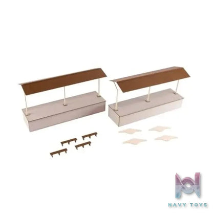 PLUM – 1/80 Paper Kit Street Corner Accessory Series Island-Style Local Home X Extension Set (Licensed)