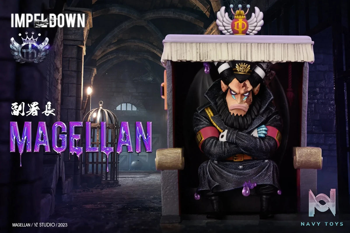 YZ Studio – One Piece Impel Down Prison Series #9 Deputy Warden Seated Magellan