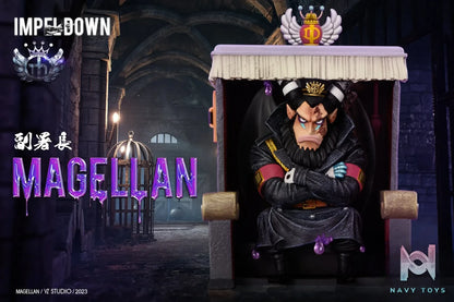 YZ Studio – One Piece Impel Down Prison Series #9 Deputy Warden Seated Magellan