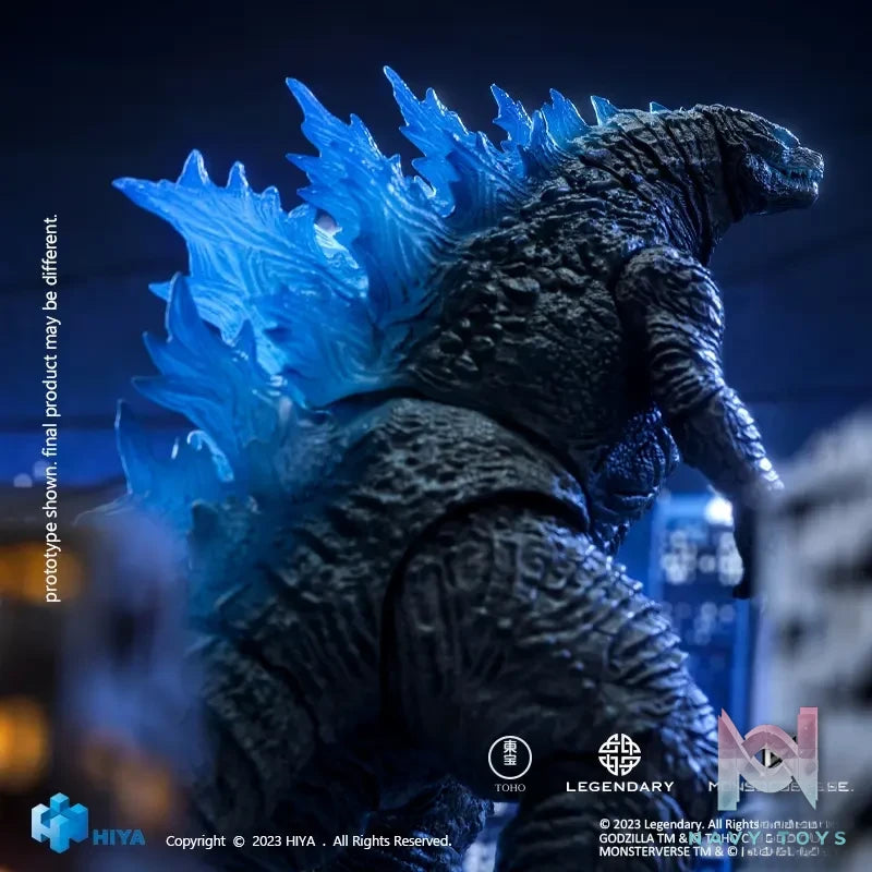HIYA Studio – Exquisite Basic Series None Scale 7 Inch Godzilla vs Kong Heat Ray Godzilla Translucent Ver. Action Figure EBG0070