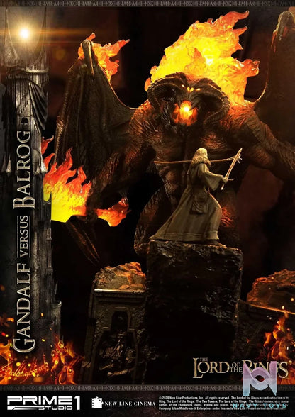Prime 1 Studio – Premium Masterline The Lord of the Rings (Film) Gandalf Versus Balrog PMLOTR-02 PMLOTR-02EX (Licensed)
