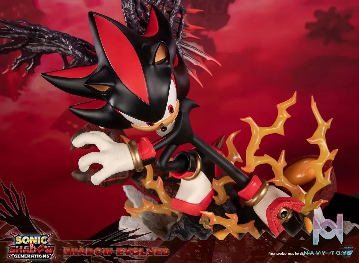 First 4 Figures Studio – Resin Collectible Sonic & Shadow Generations Shadow Evolved (Licensed)