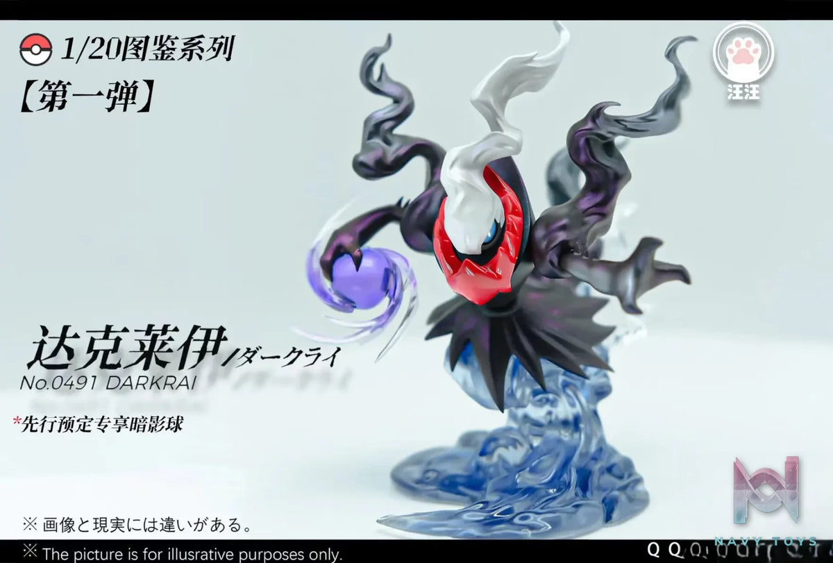 Wang wang studio – Pokémon 1/20 Scale Pokédex Series First Edition Darkrai