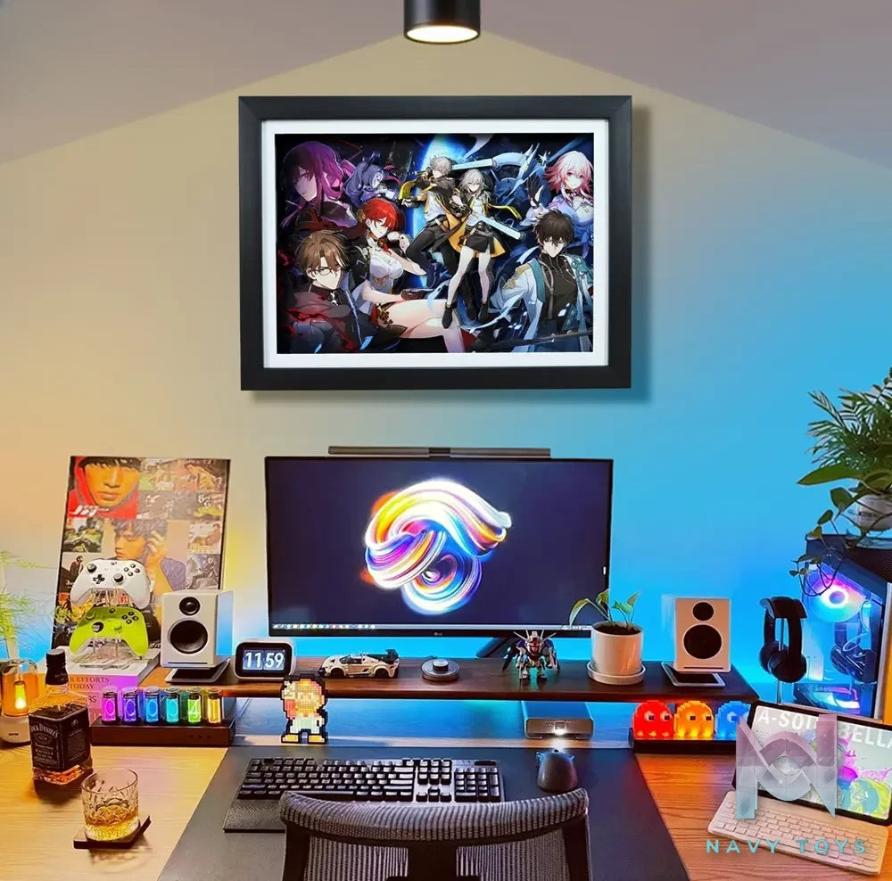 KALA HOME Studio – Honkai: Star Rail Multiple Characters 3D Decorative Painting Honkai: Star Rail