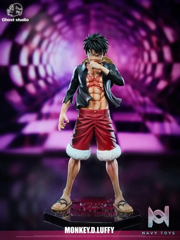 Ghost Studio - One Piece Luffy in the Mirror World resin statue Navy Toys anime figure