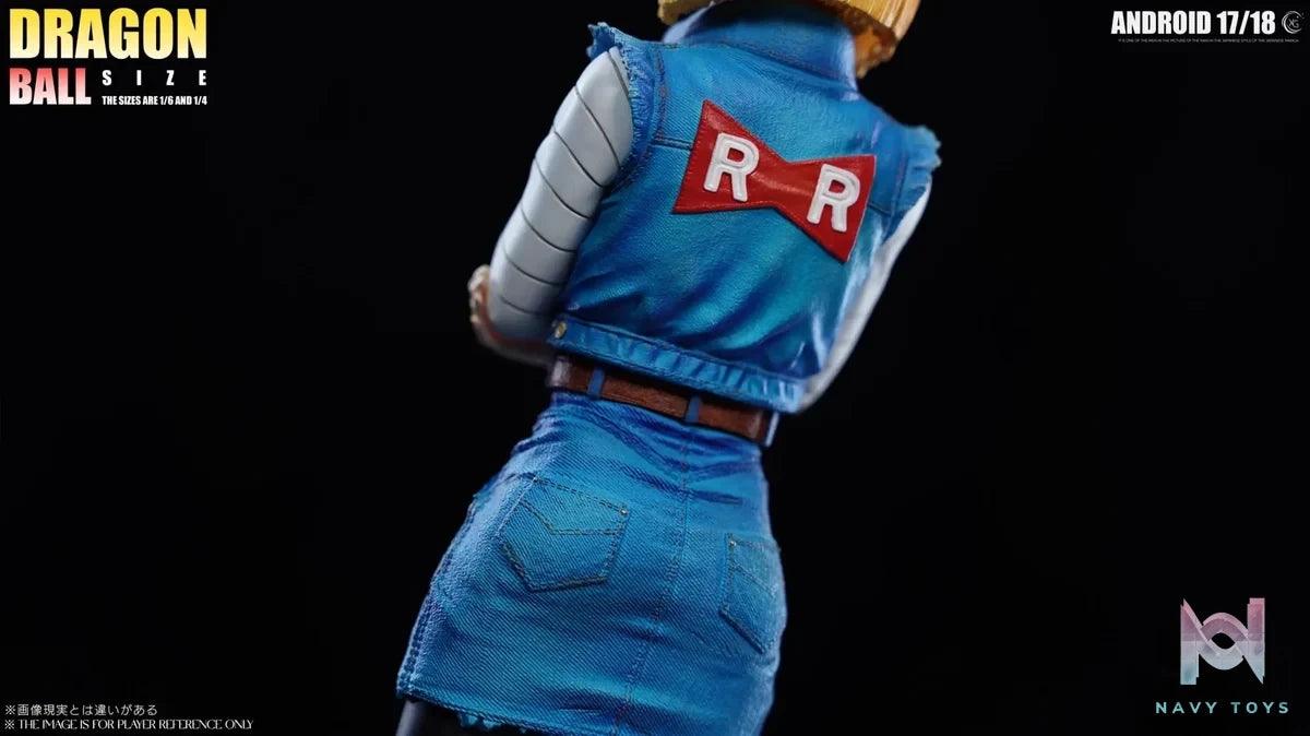 XG Studio - Dragon Ball Z Android 17 & Android 18 resin statue Navy Toys anime figure
