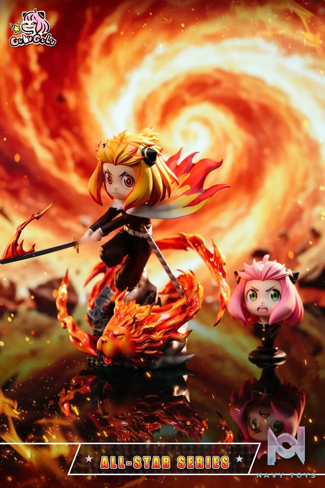 GULUGULU Studio – Anya Cosplay Demon Slayer Kyojuro Rengoku Spy x Family