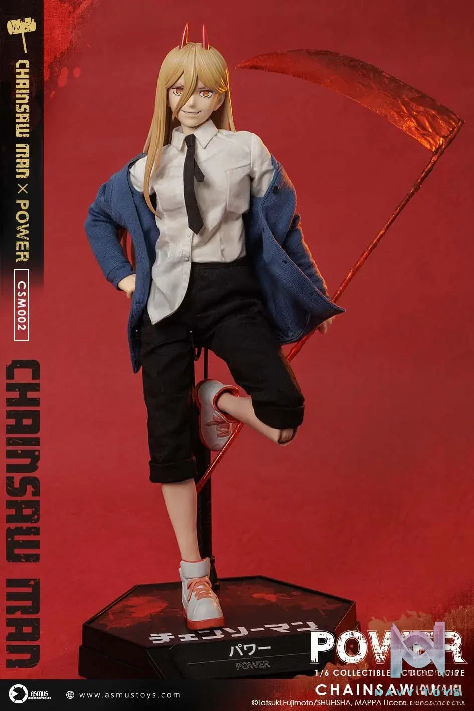 ASMUS TOYS – CHAINSAW MAN : POWER 1/6 Action Figure CSM002 (Licensed)