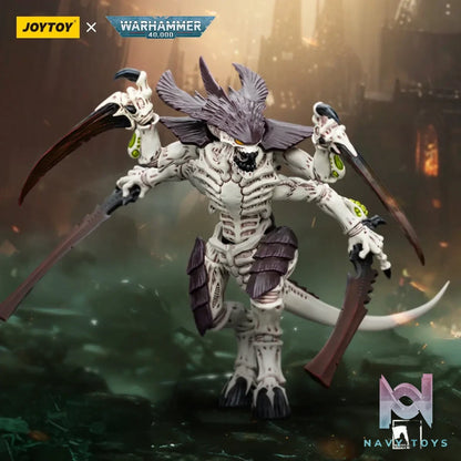 JOYTOY Studio – Warhammer 40,000 Tyranids Hive Fleet Leviathan Tyranid Warrior with Boneswords 2 JT8766 (Licensed)