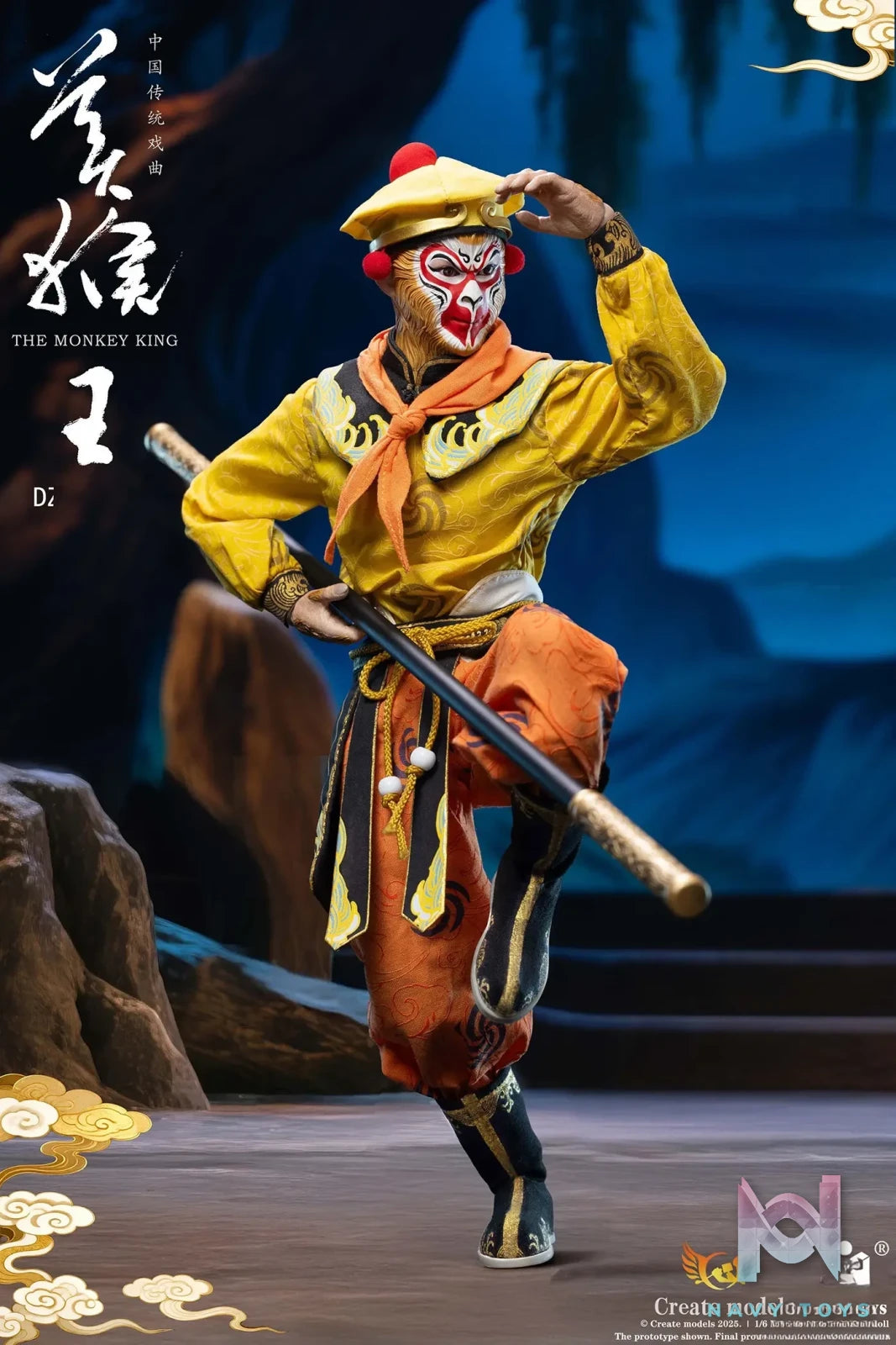 Createmodels x HAOYUTOYS – 1/6 “Chinese Opera” Series – Monkey King Movable doll DZ-SH505 (Licensed)