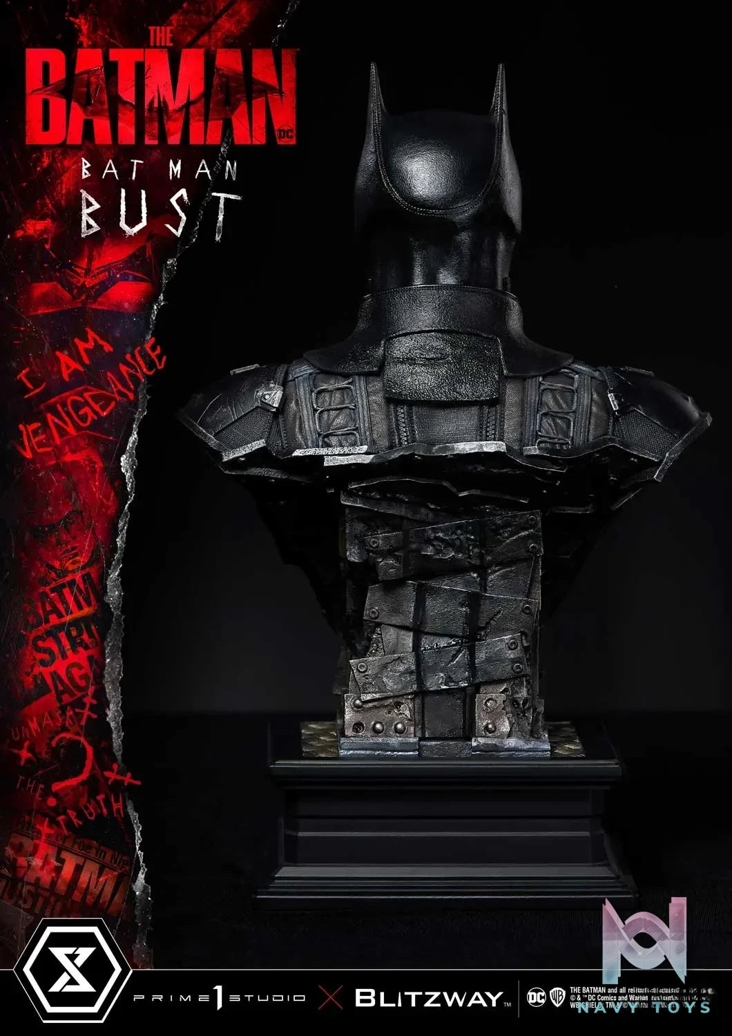 Prime 1 Studio – Premium Bust The Batman (Film) The Batman PBDC-09 PBDC-10 (Licensed)