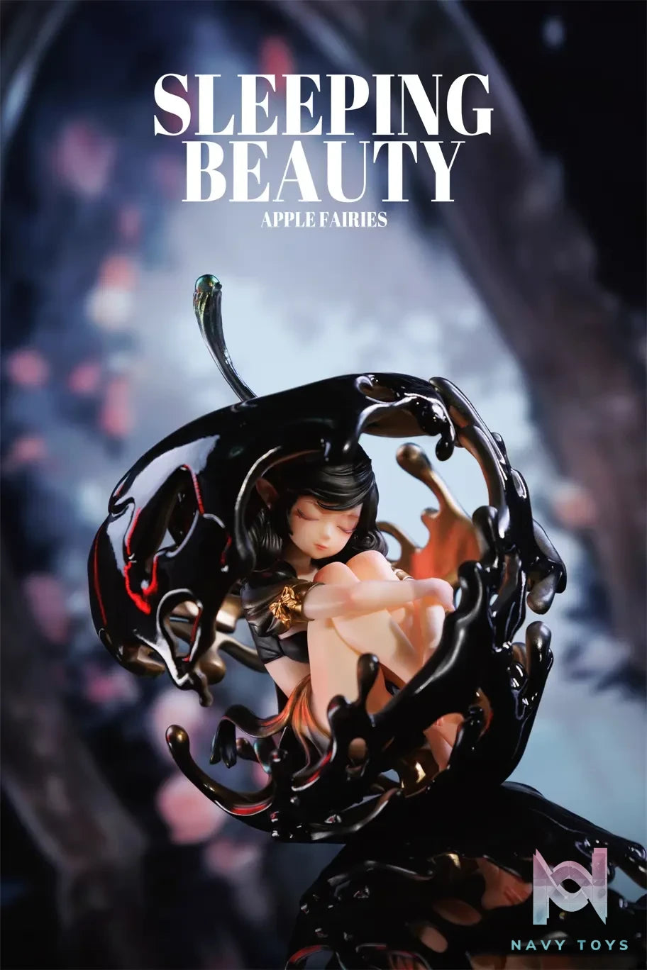 Weartdoing Studio – Original Sleeping Beauty-Apple Fairies-Red & Black & Green (Licensed)