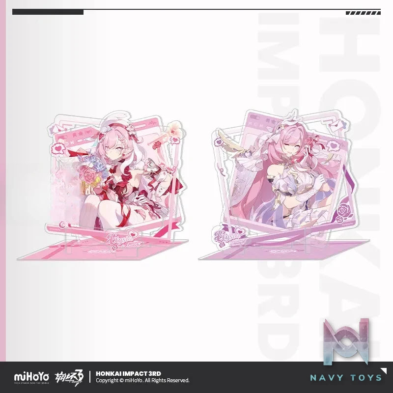miHoYo – Honkai Impact 3rd Elysia Love Squared Series Acrylic Stand X Acrylic Keychain (Licensed)