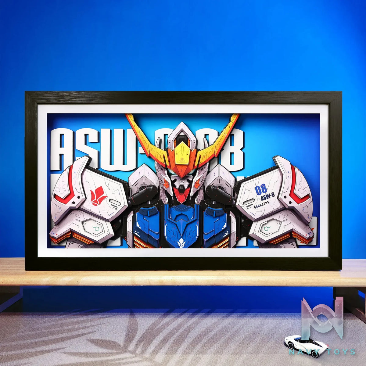 Yu Zhi Jiang Studio – Gundam Barbatos 3D Decorative Painting Gundam