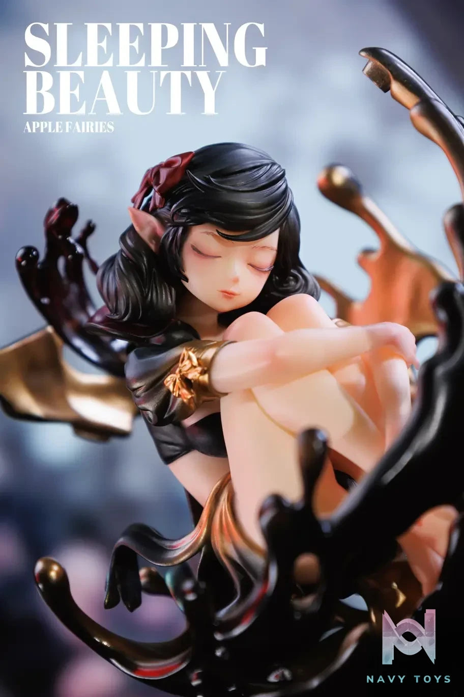 Weartdoing Studio – Original Sleeping Beauty-Apple Fairies-Red & Black & Green (Licensed)