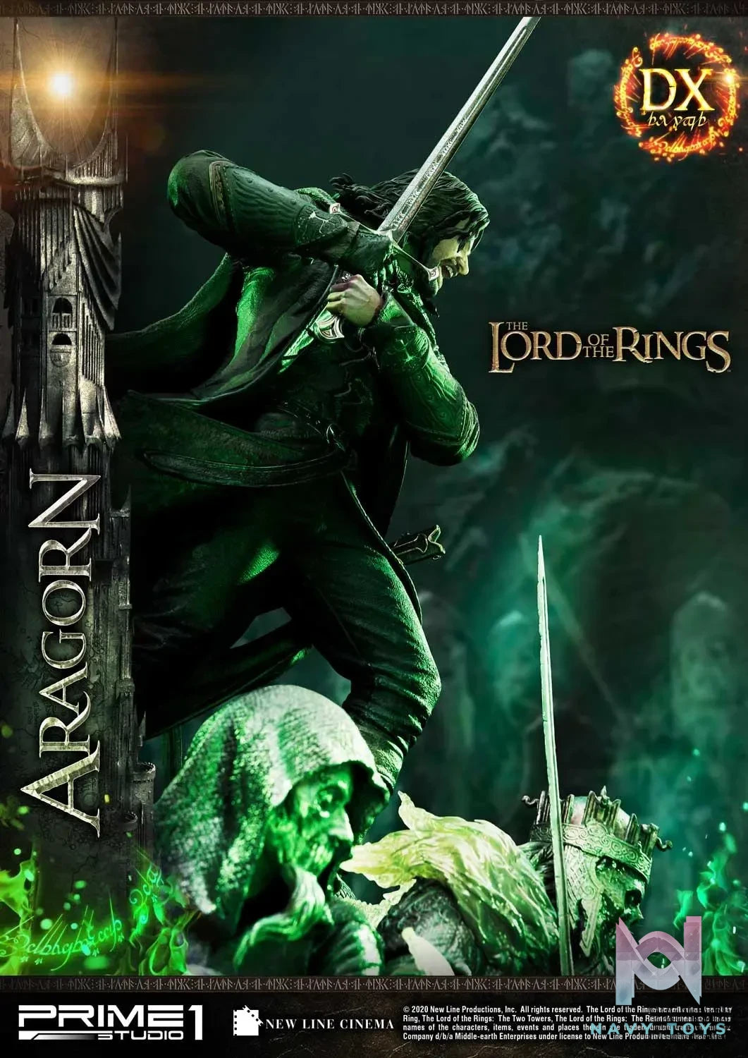 Prime 1 Studio – Premium Masterline The Lord of the Rings: The Return of the King (Film) Aragorn PMLOTR-03 PMLOTR-03DX (Licensed)