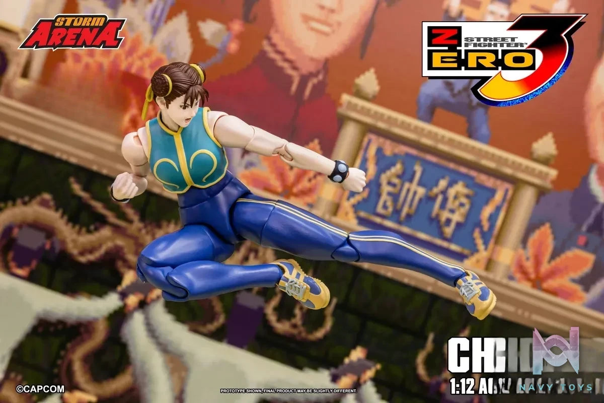 Storm Toys – STREET FIGHTER ZERO 3 CHUN LI 1/12 Action Figure SFSA06 (Licensed)