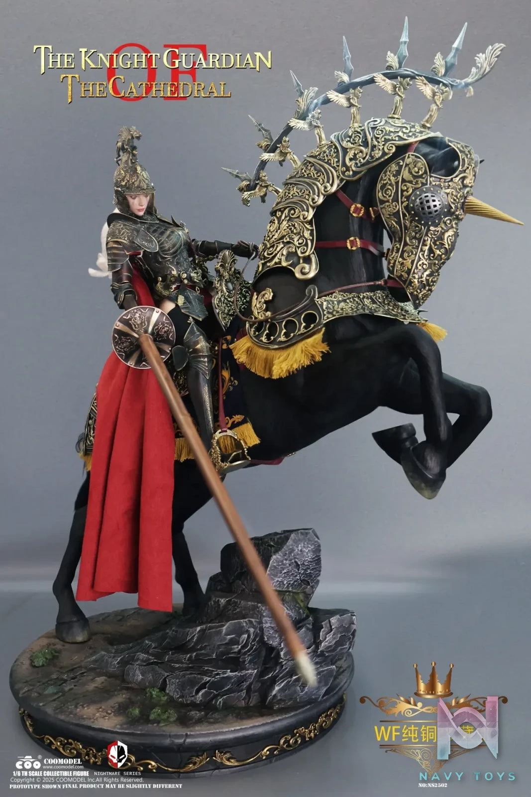 COOMODEL – 1/6 NIGHTMARE SERIES – SANCTUARY GUARD KNIGHT NO.NS2501 X NO.NS2502 (Licensed)