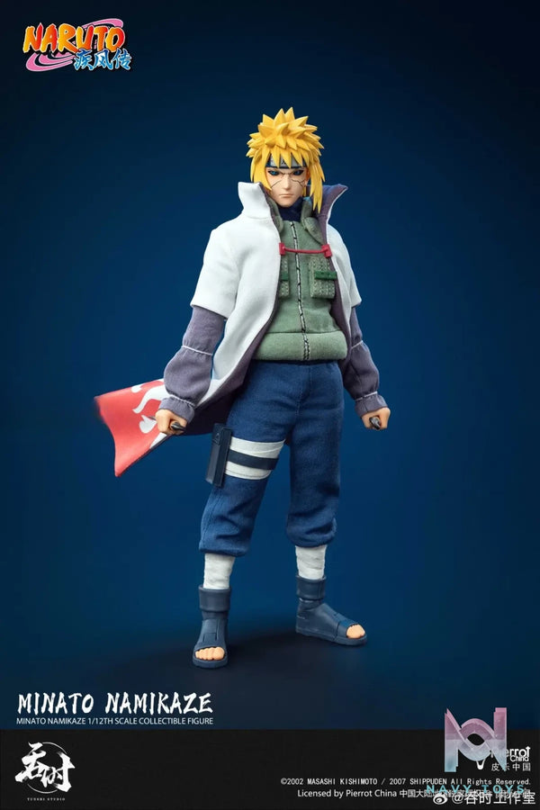 TUNSHI – Naruto Shippuden Minato Namikaze 1/12 Scale Clothed Action Figure TS-021 (Licensed)