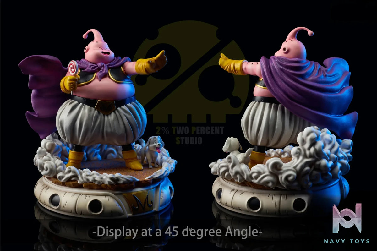 2% Studio – Dragon Ball Fat Buu holding a lollipop