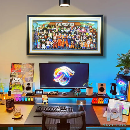KALA HOME Studio – Dragon Ball Multiple Characters #02 3D Decorative Painting Dragon Ball