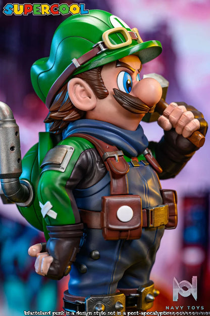 SUPERCOOL Studio – Super Mario Cyber Steampunk Wasteland Luigi the Plumber