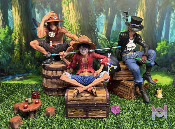 Ace , Luffy, Sabo ASL - One Piece - YYGK Studio ( Sale 50% ) resin statue Navy Toys anime figure