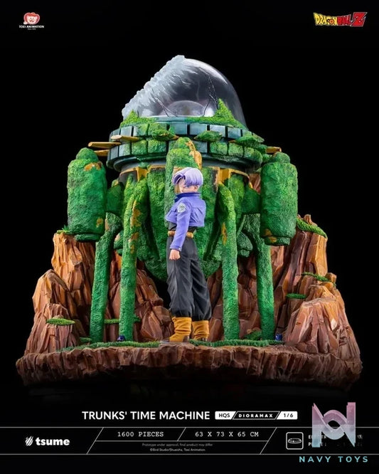 Tsume Studio - Dragon Ball TRUNKS' TIME MACHINE HQS Dioramax 1/6 Scale Statue (Licensed) resin statue Navy Toys anime figure