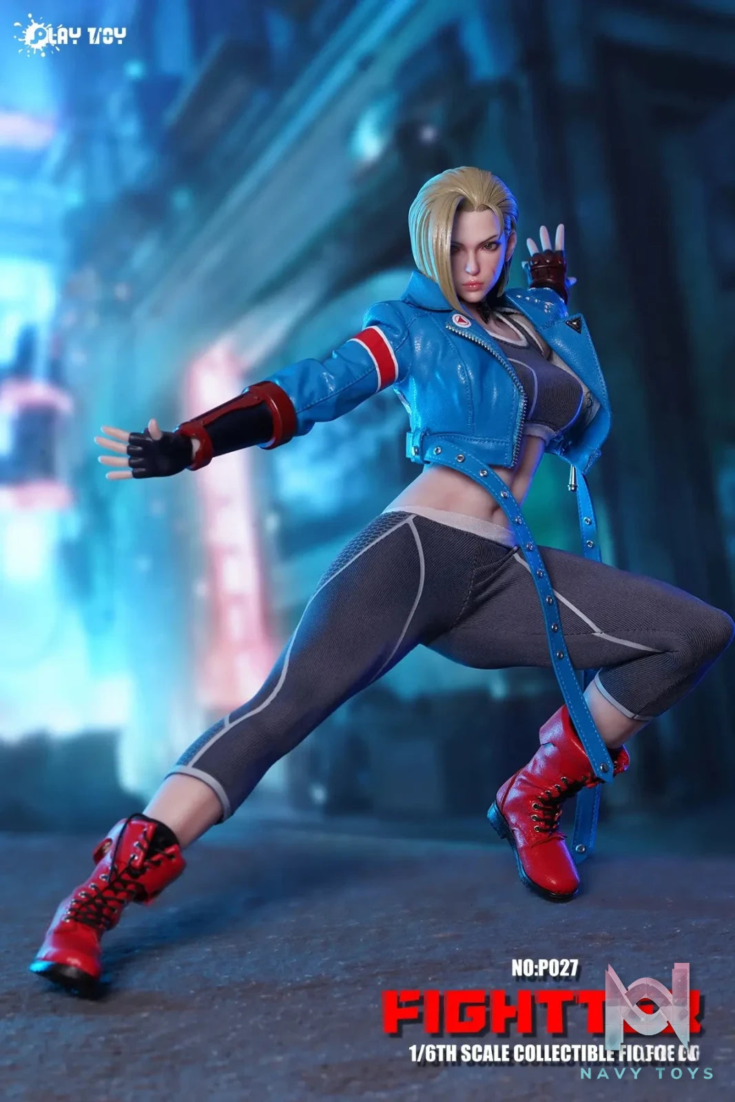 PLAY TOY – Street Fighter 1/6 Fighting Female Warrior Cammy White P027