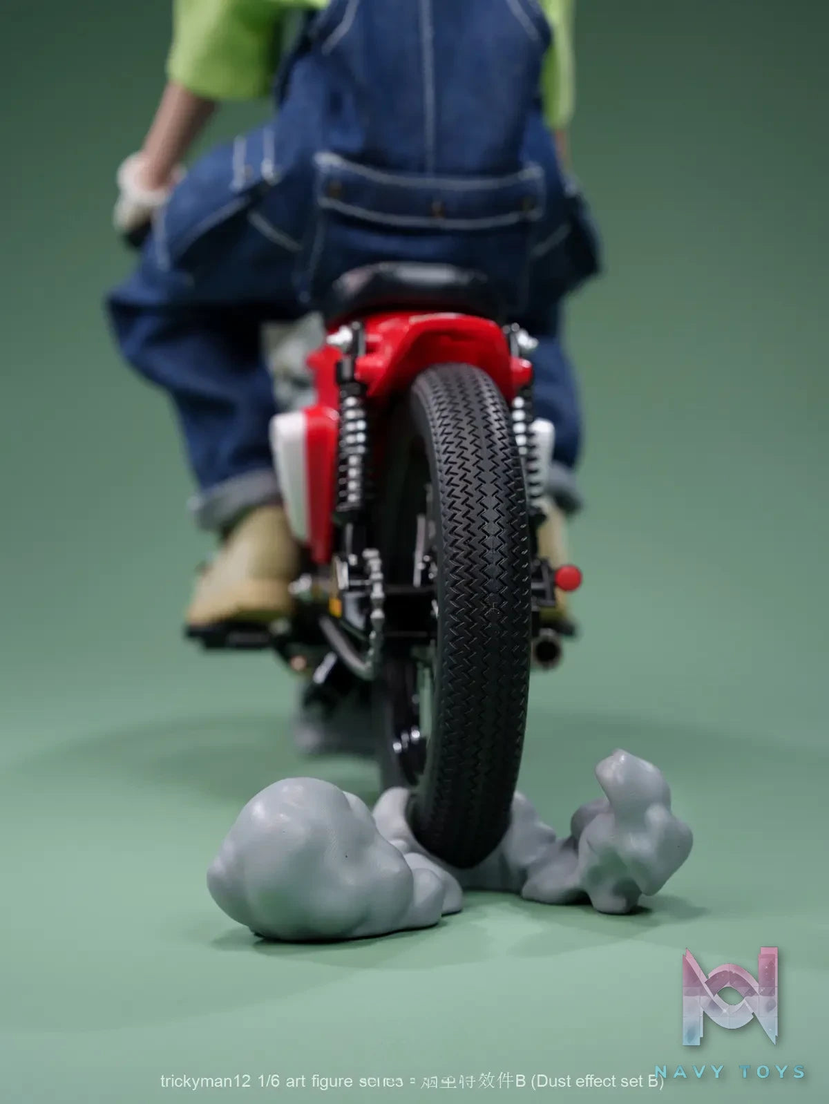 TrickyMan12 – 1/6 CUB Motorcycle Set (Bike X Smoke Effect) (Licensed)