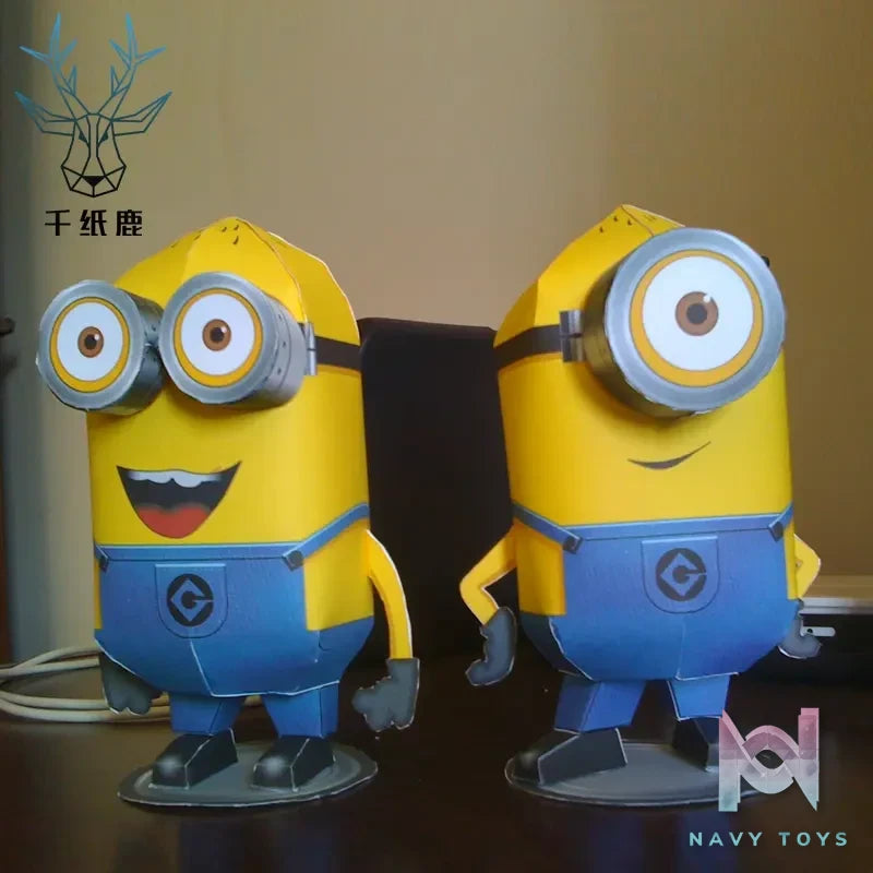 Qian Zhi Lu Studio – Minions 3D Paper Model DIY Despicable Me
