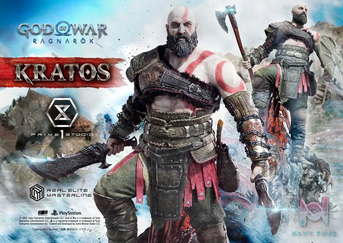 Prime 1 Studio – Real Elite Masterline God of War: Ragnarok Kratos Ultimate Version REMGOW-01 REMGOW-01UT REMGOW-01UTS (Licensed)