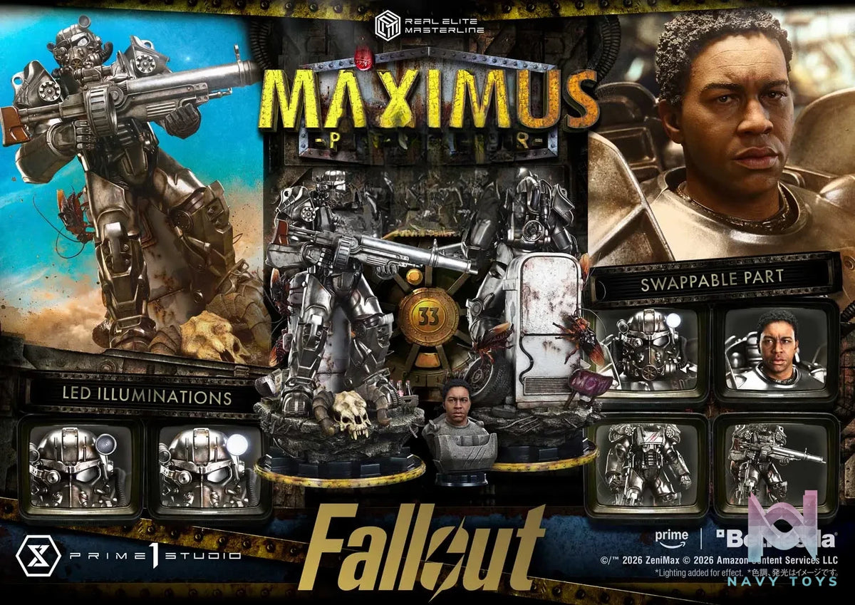 Prime 1 Studio – Real Elite Masterline Fallout Maximus Power Armor REMFO-03 REMFO-03DX REMFO-03DXS (Licensed)
