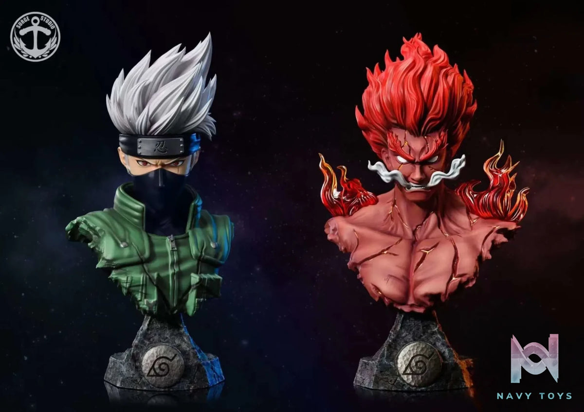 Surge Studio – Naruto Youth Duo Bust Hatake Kakashi & Might Guy