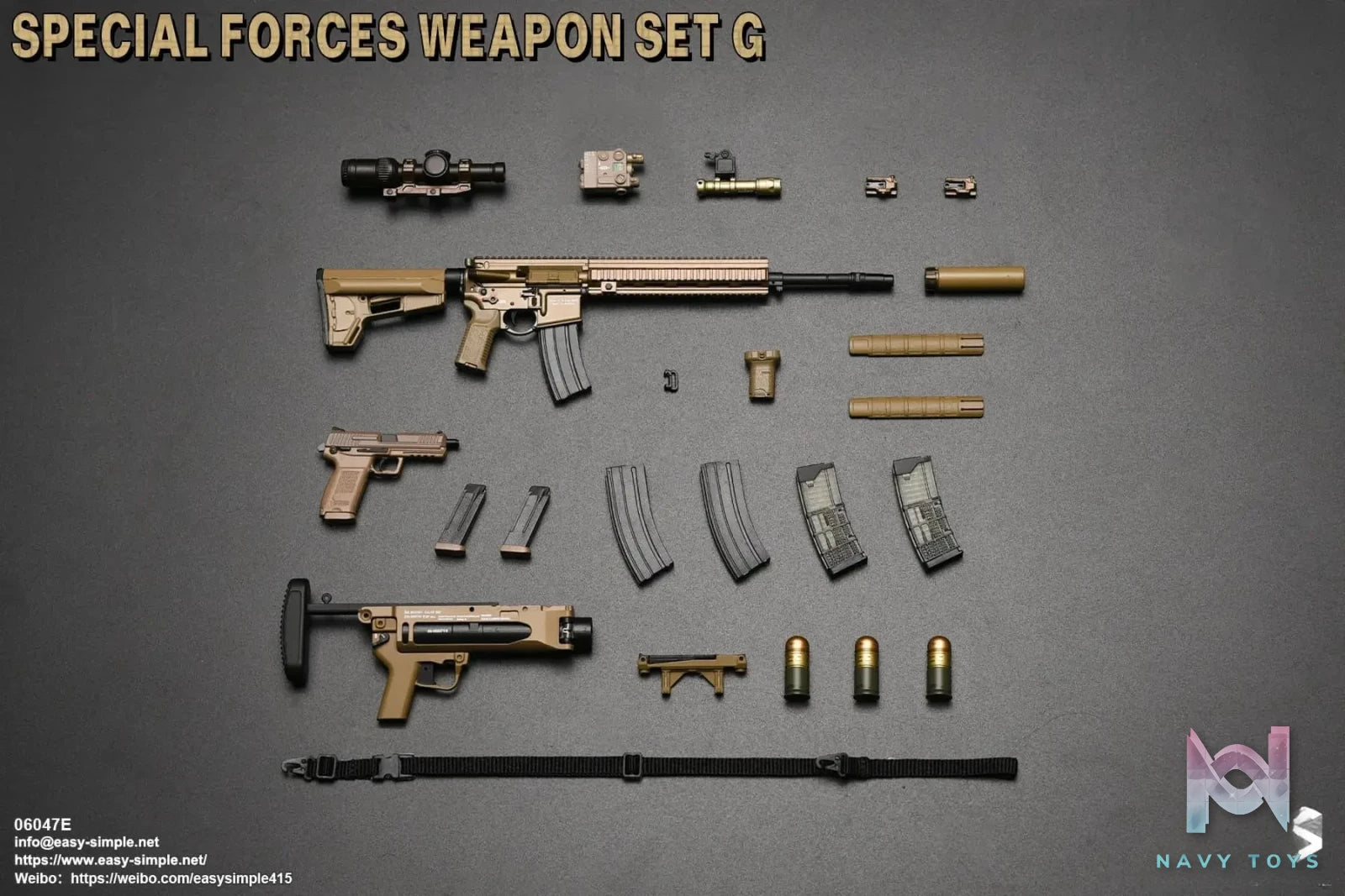 Easy Simple – Special Forces Weapon Set G (Licensed)