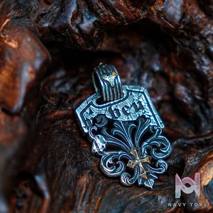 Raven Studio (silver jewelry) – Original Exclusive Medieval Gothic “Glory” Cross Pendant Original