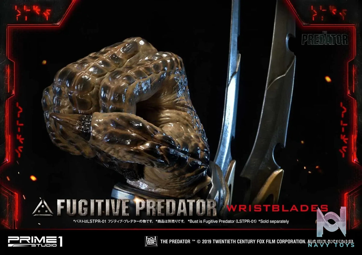 Prime 1 Studio – Life Size Bust The Predator (Film) Fugitive Predator Wristblades LSTPR-02 (Licensed)