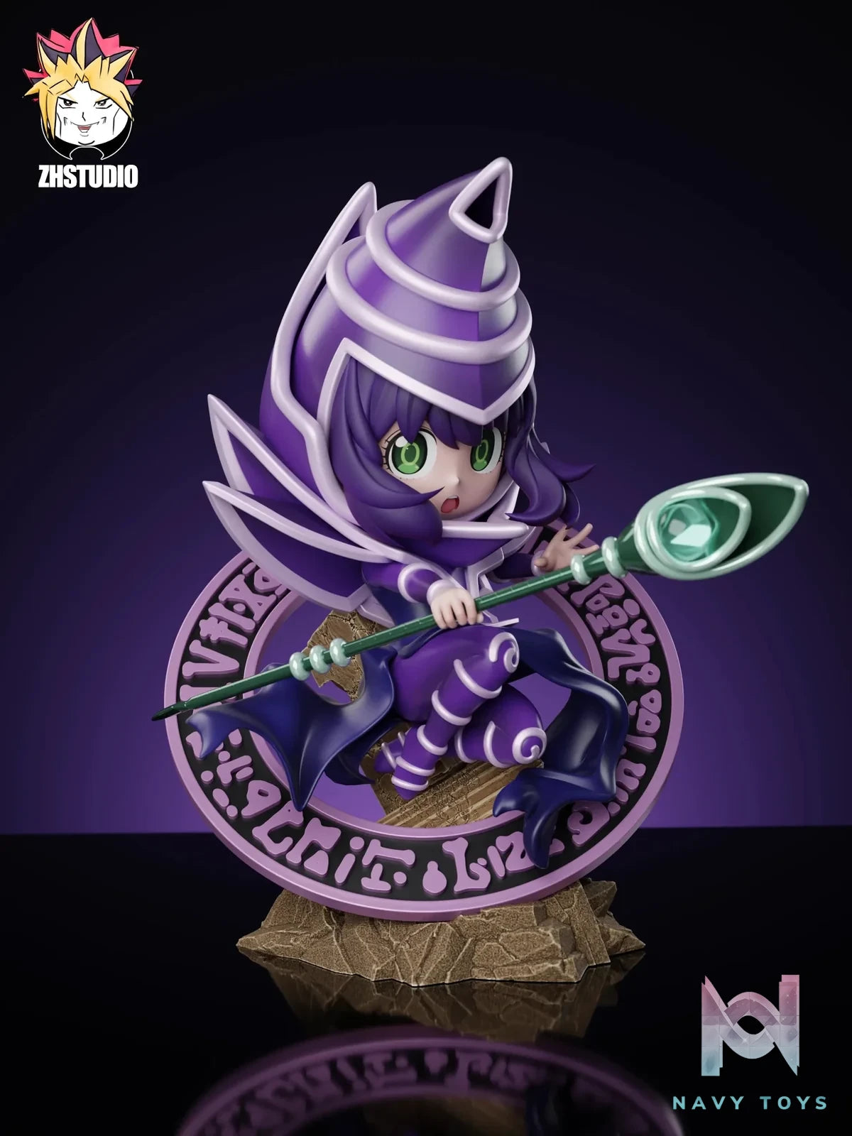 ZH Studio - Spy x Family Anya Forger COSPLAY AS Dark Magician 2.0 resin statue Navy Toys anime figure