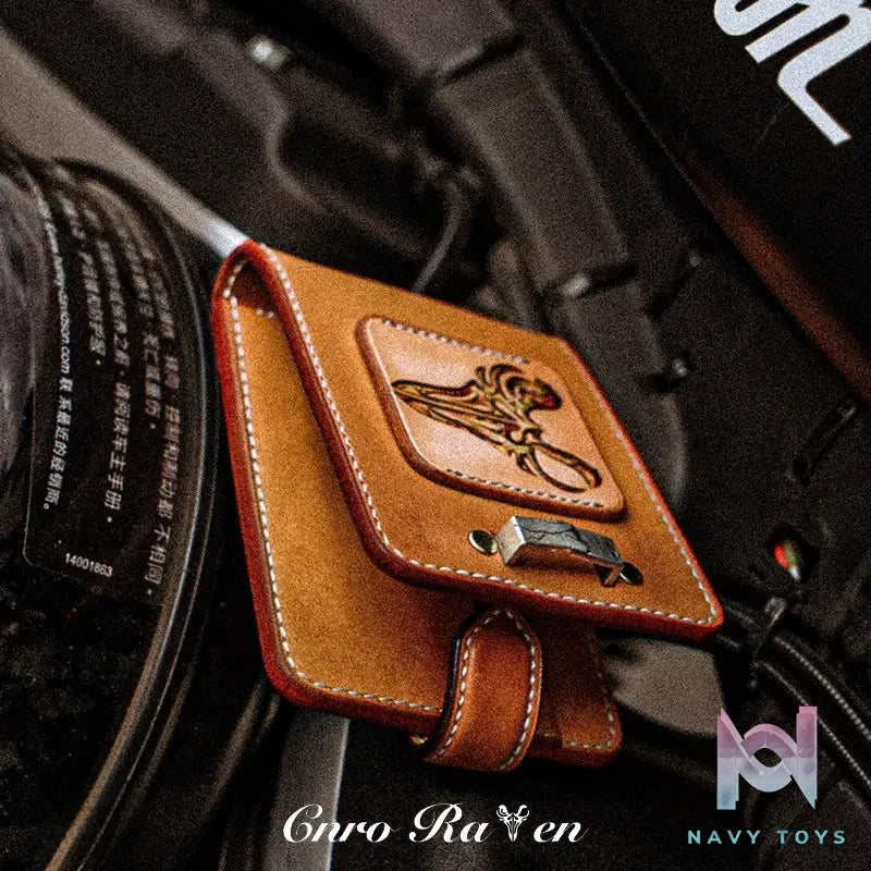 Raven Studio (silver jewelry) – Leather Carving Card Case Original