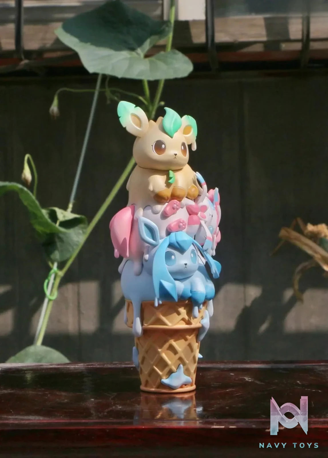 DM Studio – Pokémon Leafeon & Glaceon & Sylveon ice cream